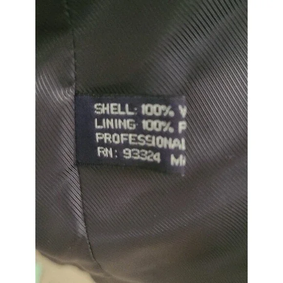 ADOLFO Lambswool TWEED Sport Coat Mens 44R Gray Herringbone Fleck Blazer Jacket - Picture 10 of 16